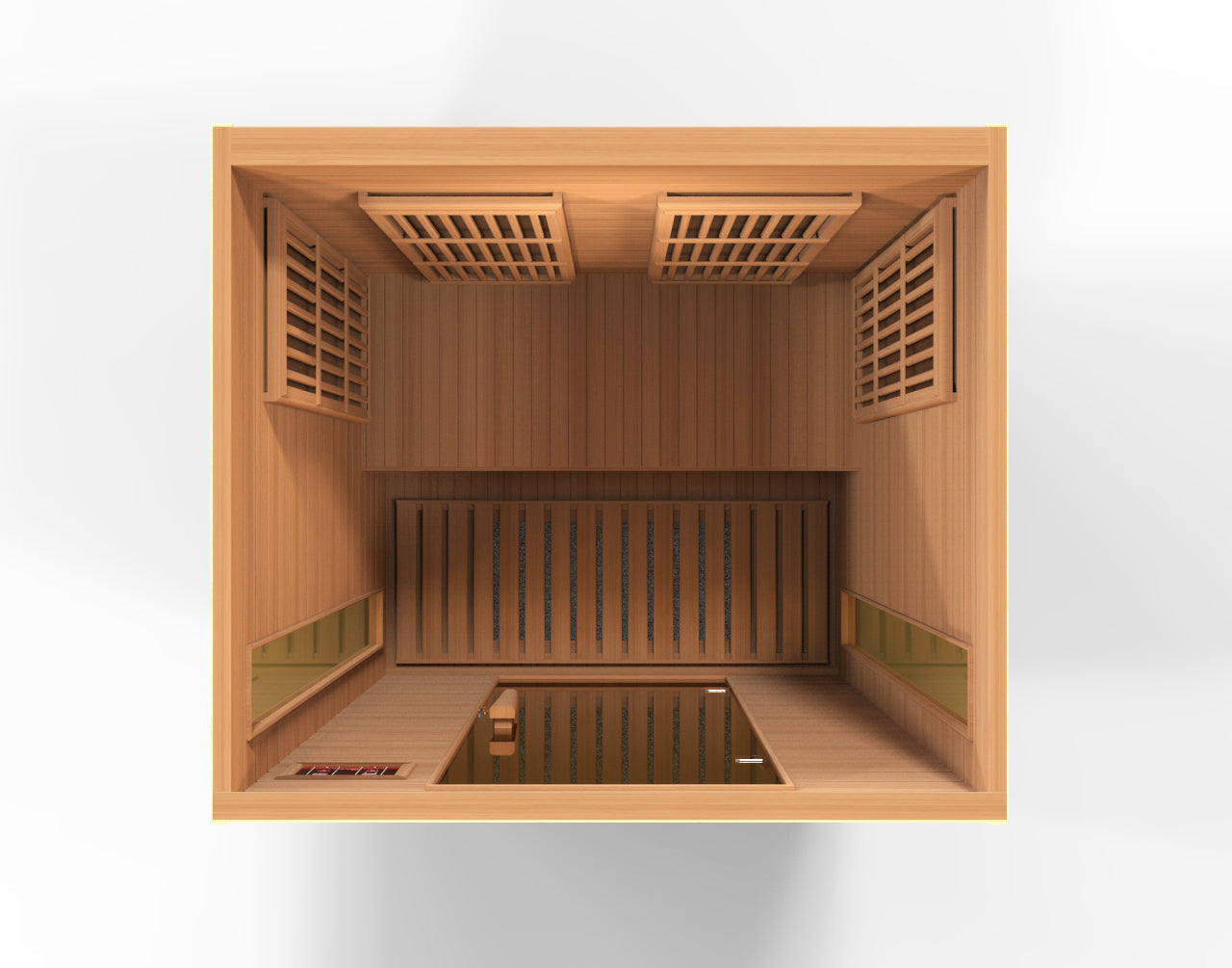 Luxella designs 3-Person Low EMF FAR Infrared Sauna-Luxella designs -HQ Sauna