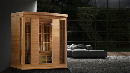 Luxella designs 4-Person Low EMF FAR Infrared Sauna-Luxella designs -HQ Sauna